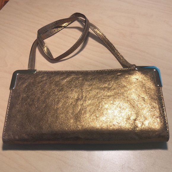 Michael Kors Bronze Leather Clutch - Picture 5 of 10